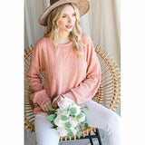 Lucy Knit Pullover in Plus  - 2 Colors