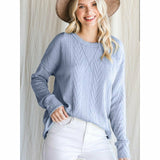 Lucy Knit Pullover in Plus  - 2 Colors