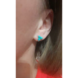 Love You Bunches - Turquoise Studs