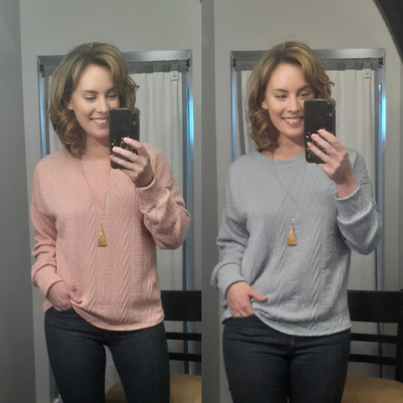 Lucy Knit Pullover  - 2 Colors