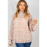 All In The Details Top - Ivory Floral